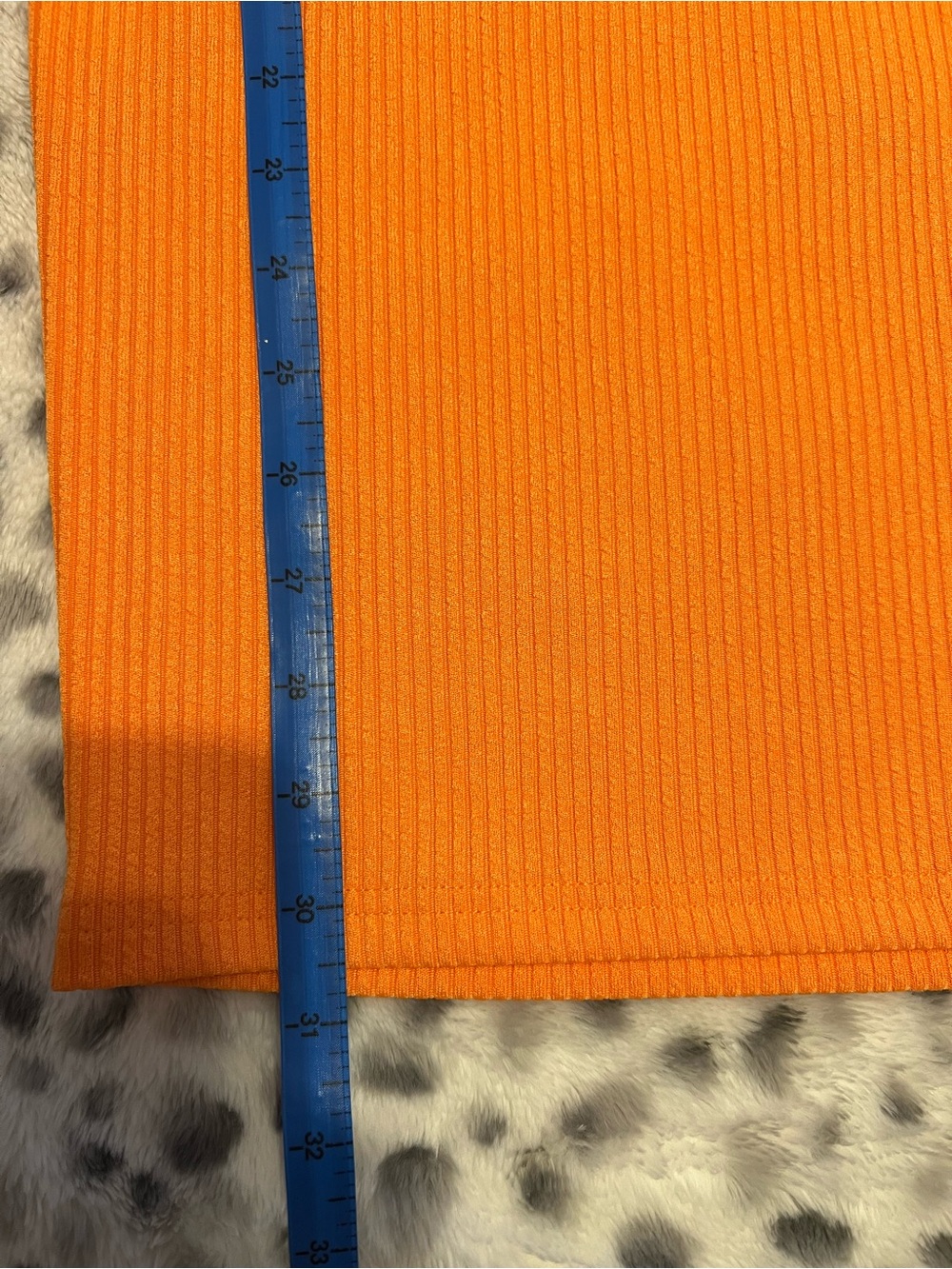 SHEIN Orange Ribbed Crop Set - Picture 5 of 9